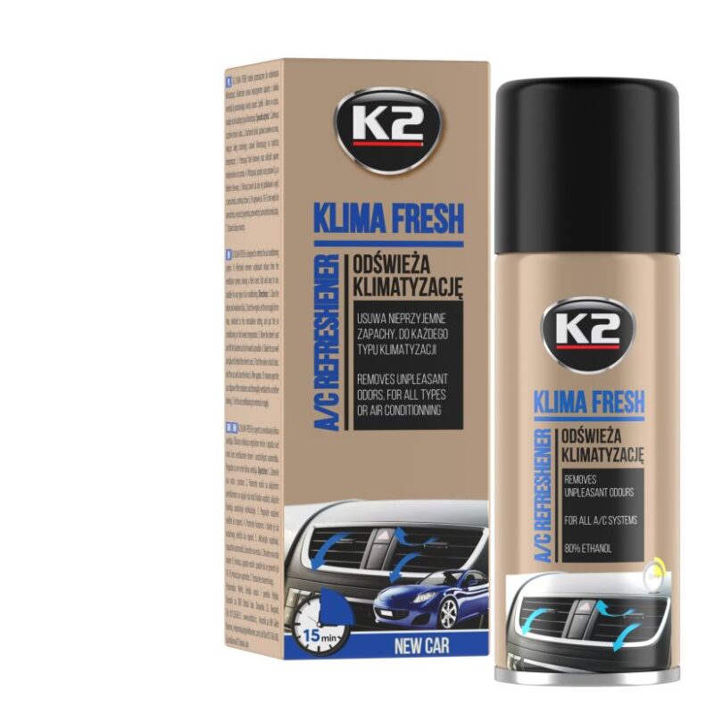 K2 KLIMA FRESH 150ml – new car klímatisztító spray